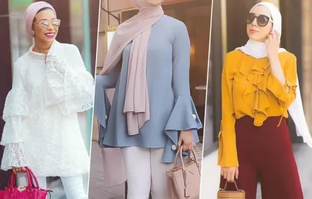 نصائح للتألق بصيحة الكرانيش مع الحجاب بأناقة