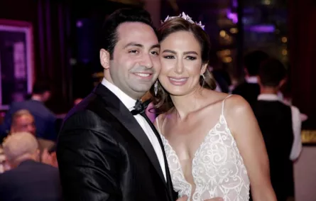 حفل زفاف القاضي محمد  فرحات والدكتورة نعمت رمضان