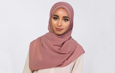 لفات حجاب للوجه الدائري بالخطوات