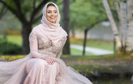 فساتين فرح محجبات لصيف 2019