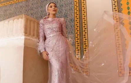 فساتين لحضور أفراح للمحجبات 2021