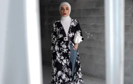 أفكار ارتداء الكيمونو بشكل عصري للمحجبات