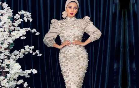 فساتين سواريه للنحيفات المحجبات