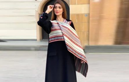 عباية عذق من تصميم لفة كاف -الصورة من ارشيف المصممة