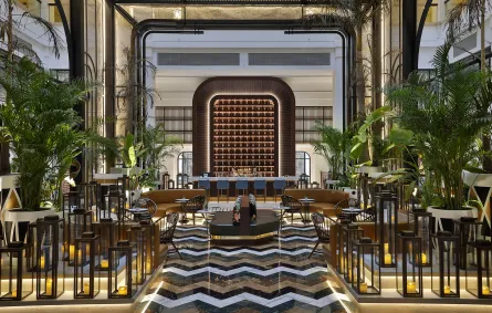 كونسيرفاتوري ردهة استقبال جديدة في منتجع ومارينا ويستن دبي الميناء السياحي