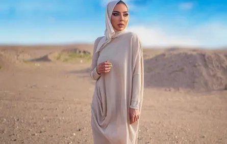 فساتين النيود للمحجبات