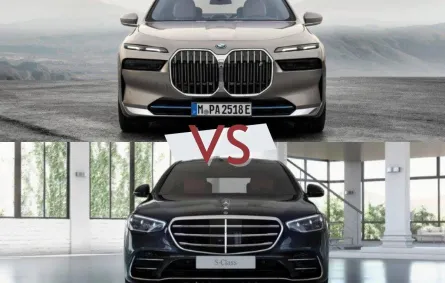 مقارنة بين بي إم دبليو الفئة 7 ومرسيدس إس 2023