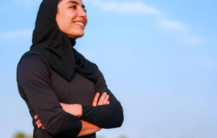 أول امرأة سعودية تشارك بطولة العالم لألعاب القوى