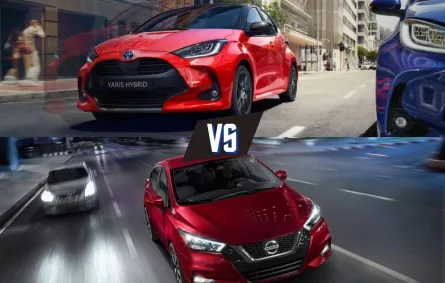 مقارنة بين نيسان صني وتويوتا ياريس 