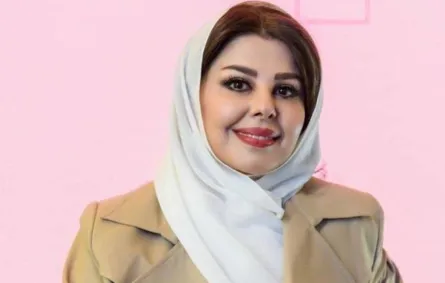 التشكيلية السعودية لولوة الحمود- تصوير محمد عثمان