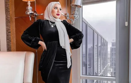 موديلات فساتين قطيفة