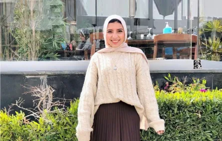 التنورة البنية للمحجبات
