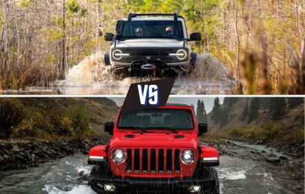 مقارنة فورد برونكو وجيب رانجلر 