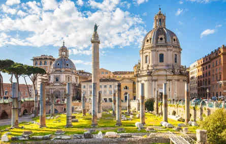 متعة السياحة في روما