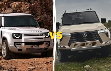 لكزس جي إكس VS لاندروفر ديفيندر