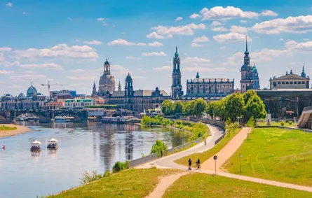 جانب من مدينة دريسدن 