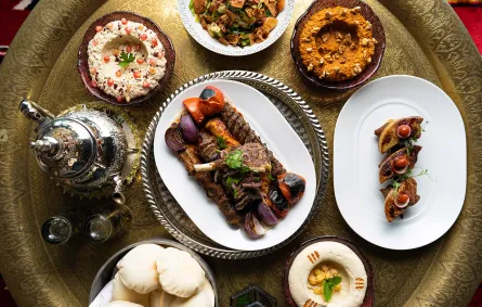 مائدة رمضانية شرق أوسطية