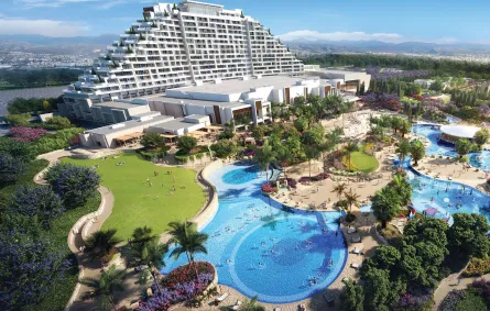 البناء الخارجي نتجع "مدينة الأحلام المتوسطية" في ليماسول