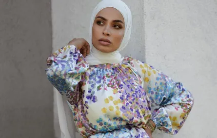 سمر شاكر - الصورة من حساب مدونة الموضة على إنستغرام