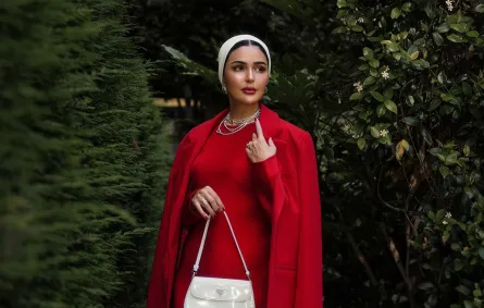 مدونة الموضة حنين الصيفي - الصورة من حسابها على إنستغرام