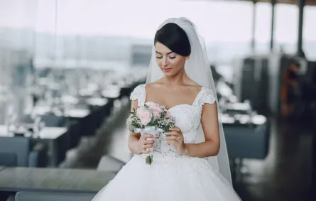 عروس يوم زفافها- المصدر freepik