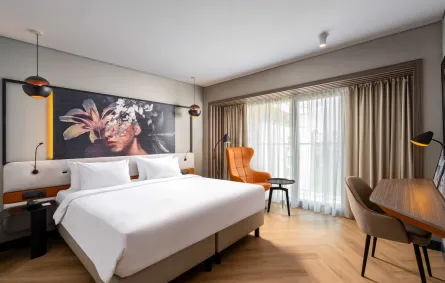 غرفة جذابة في فندق راديسون بلو بوخارست (الصورة من موقع radissonhotels الرسمي)