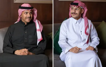 عبد المجيد المزيني وعبدالله الزامل 