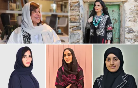 5 مصممات سعوديات  برؤية 2030 ولمسات إبداعية معاصرة  