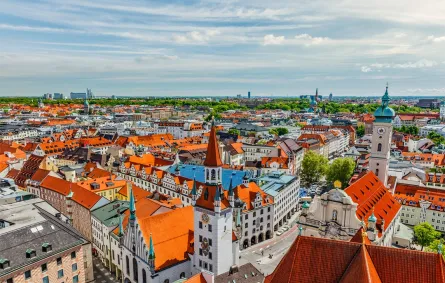 إطلالة على مدينة ميونخ