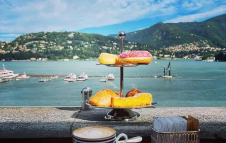 إطلالة خلابة من فندق فيستا لاجو دي كومو -الصورة من صفحة vistalagodicomo الرسمية على إنستغرام