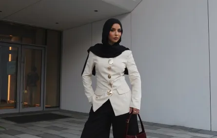 مدونة الموضة سهى طه - الصورة من حسابها على إنستغرام