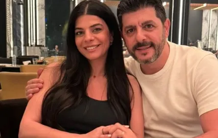 طوني عيسى وزوجته أمونة عيد - الصورة من حساب أمونة على إنستغرام