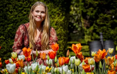 الأميرة أماليا في مدريد أسبانيا (Princess Amalia in Madrid, Spain). مصدر الصورة: Patrick van Katwijk/Getty Images