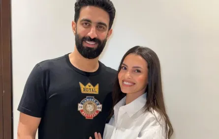 كارمن سليمان ومصطفى جاد - الصورة من صفحتها على انستغرام