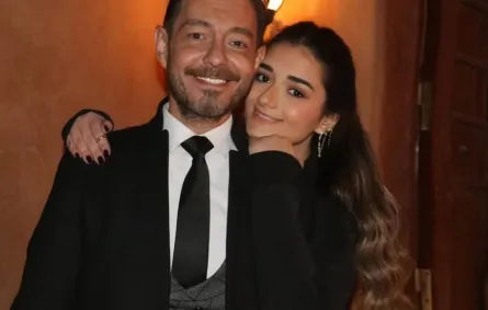 ملك أحمد زاهر مع والدها النجم أحمد زاهر - الصورة من حسابها على إنستغرام