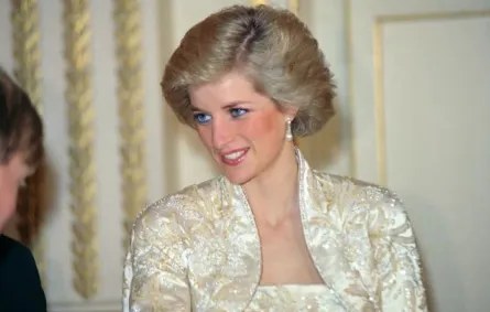 الأميرة ديانا في قصر الإليزيه بباريس (Princess Diana at the Élysée Palace in Paris). مصدر الصورة: errick CEYRAC / AFP