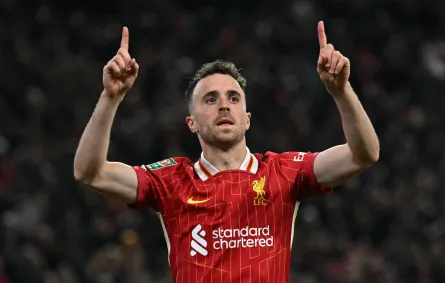 ديوغو جاتا لاعب ليفربول ومنتخب البرتغال ( Diogo Jata, Liverpool and Portugal national team player). مصدر الصورة: Paul ELLIS / AFP