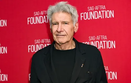 هاريسون فورد في مركز ميريل ستريب في لوس أنجلوس، كاليفورنيا (Harrison Ford at The Meryl Streep Center in Los Angeles, California). مصدر الصورة: Olivia Wong/Getty Images for SAG-AFTRA Foundation/AFP