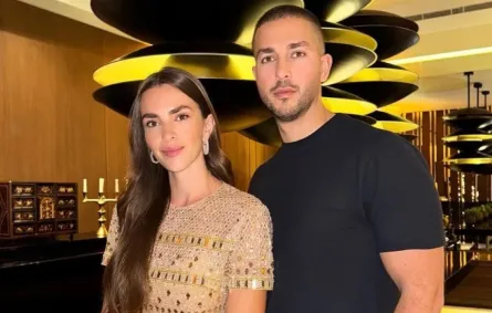 سيليو صعب وزوجته زين قطامي - الصورة من حسابها على إنستغرام