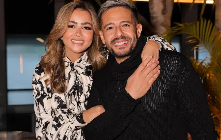 محمد حماقي وزوجته نهلة الحاجري – الصورة من حساب حماقي على إنستغرام