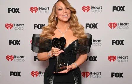 ماريا كاري في كاليفورنيا (Mariah Carey in California). مصدر الصورة: on Kopaloff / GETTY IMAGES NORTH AMERICA / Getty Images via AFP