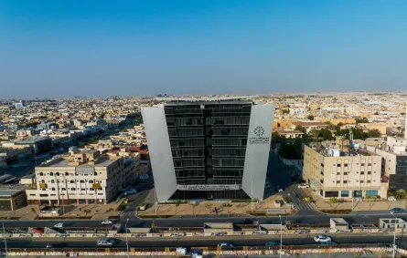 مبنى مجمع الملك سلمان العالمي للغة العربية - الصورة من الموقع الرسمي لمجمع الملك سلمان للغة العربية