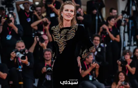 إيفا هيرزيغوفا Eva Herzigová في مهرجان فينيسيا السينمائي 2025- تصوير يوسف بوهوش خاص سيدتي