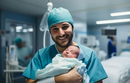 صورة لمولود بعد ولادة طبيعية