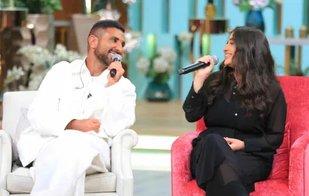 أحمد سعد وابنته جودي- الصورة من المركز الإعلامي لبرنامج معكم