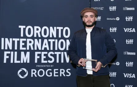 سالار باشتونيار Salar Pashtoonyar، من مهرجان تورونتو السينمائي الدولي 2025. مصدر الصورة: Harold Feng / GETTY IMAGES NORTH AMERICA / Getty Images via AFP سالار باشتونيار Salar Pashtoonyar، من مهرجان تورونتو السينمائي الدولي 2025. مصدر الصورة: Harold Feng / GETTY IMAGES NORTH AMERICA / Getty Images via AFP
