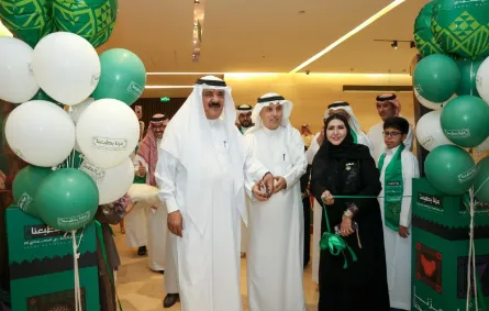 افتتاح معرض "عزنا بطبعنا" - الصورة من الجمعية السعودية للفنون التشكيلية