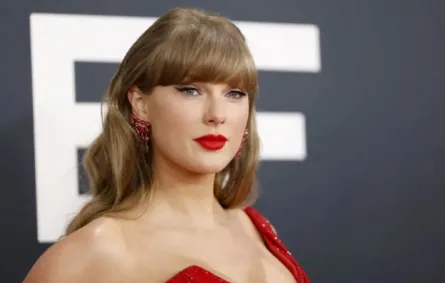تايلور سويفت Taylor Swift من حفل توزيع جوائز غرامي 2025. مصدر الصورة: Frazer Harrison / GETTY IMAGES NORTH AMERICA / Getty Images via AFP