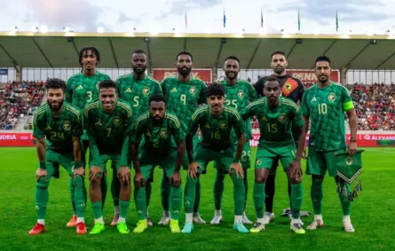 المنتخب السعودي الأول لكرة القدم - الصورة من حساب المنتخب السعودي على منصة إكس