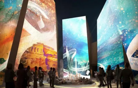 جناح السعودية المشارك في معرض إكسبو 2025 أوساكا. الصورة من وكالة الأنباء السعودية "واس"